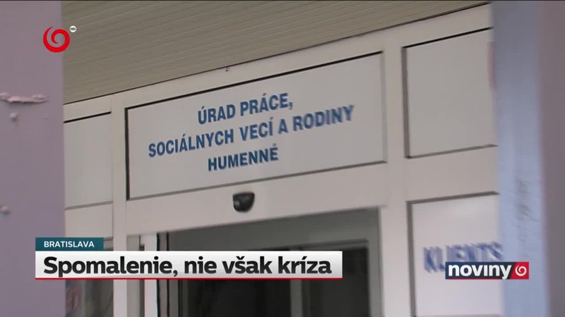 Spomalenie, nie však kríza
