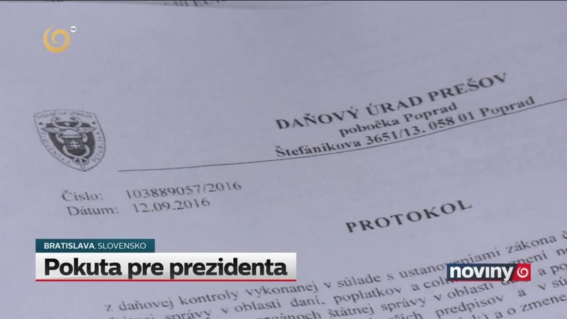 Pokuta pre prezidenta