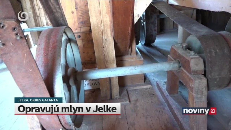 Opravujú mlyn v Jelke