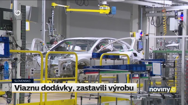 Viaznu dodávky, zastavili výrobu