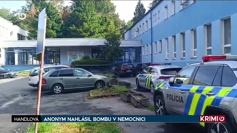 ANONYM NAHLÁSIL BOMBU V NEMOCNICI