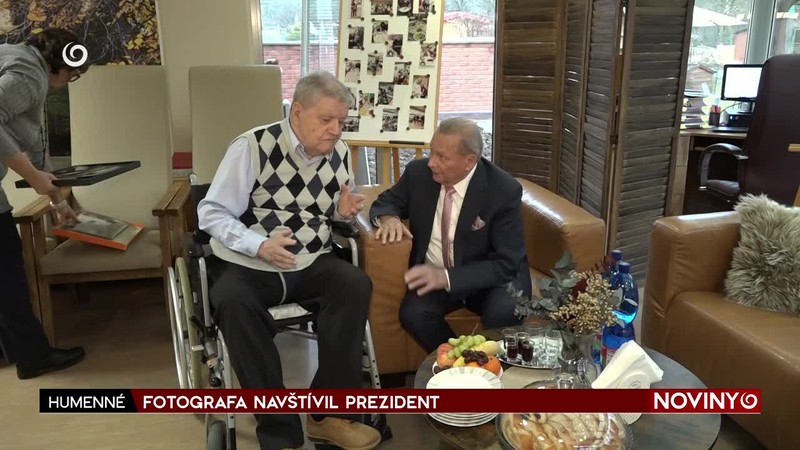 FOTOGRAFA NAVŠTÍVIL PREZIDENT