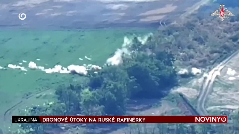 DRONOVÉ ÚTOKY NA RUSKÉ RAFINÉRKY