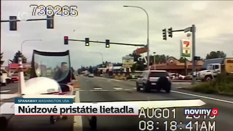 Núdzové pristátie lietadla