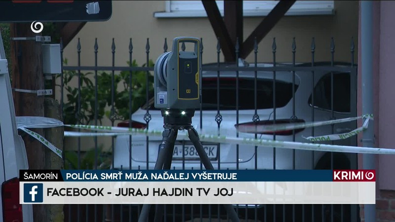 POLÍCIA SMRŤ MUŽA NAĎALEJ VYŠETRUJE