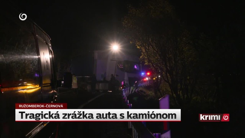 Tragická zrážka auta s kamiónom