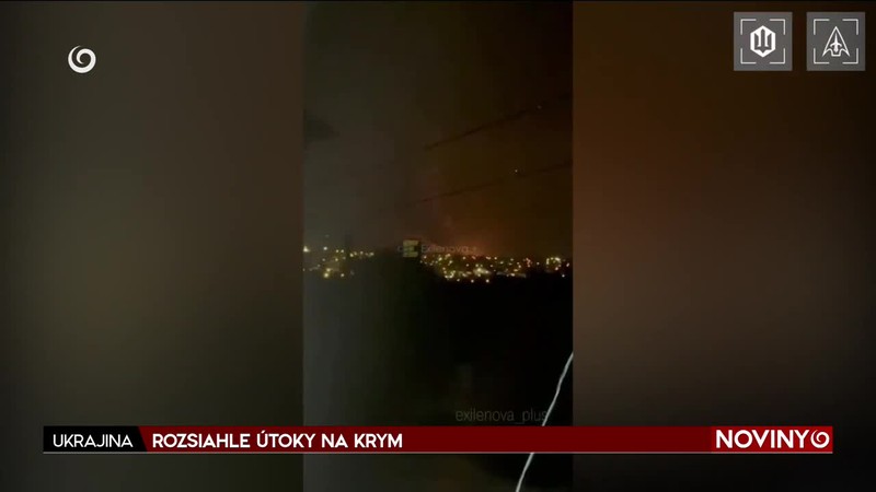 ROZSIAHLE ÚTOKY NA KRYM