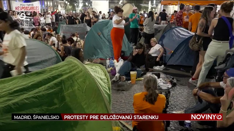 PROTESTY PRE DELOŽOVANÚ STARENKU