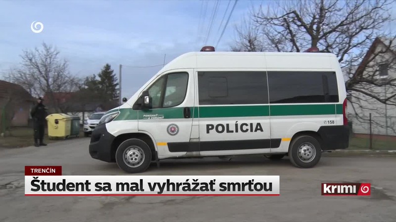 Študent sa mal vyhrážať smrťou