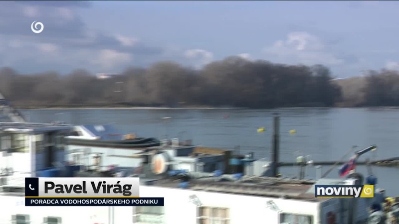 Potopená loď na Dunaji