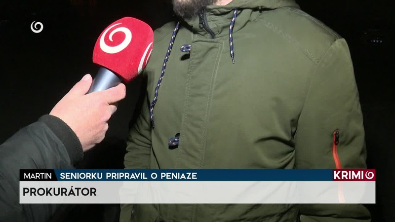 SENIORKU PRIPRAVIL O PENIAZE