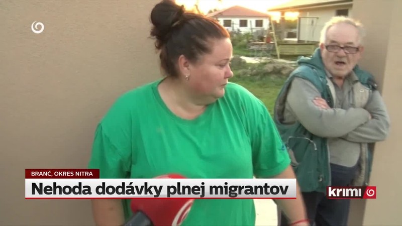Nehoda dodávky plnej migrantov
