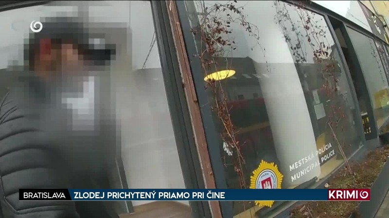 ZLODEJ PRICHYTENÝ PRIAMO PRI ČINE