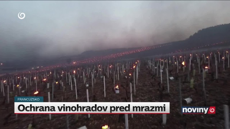 Ochrana vinohradov pred mrazmi