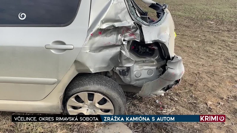 ZRÁŽKA KAMIÓNA S AUTOM