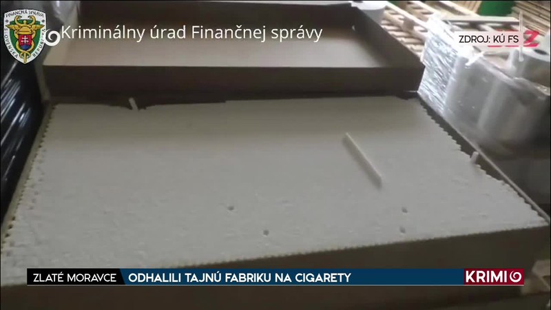 ODHALILI TAJNÚ FABRIKU NA CIGARETY