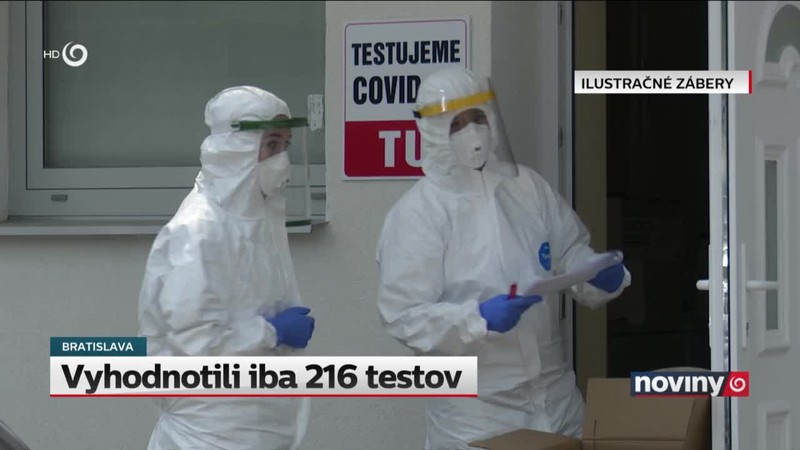 Vyhodnotili iba 216 testov
