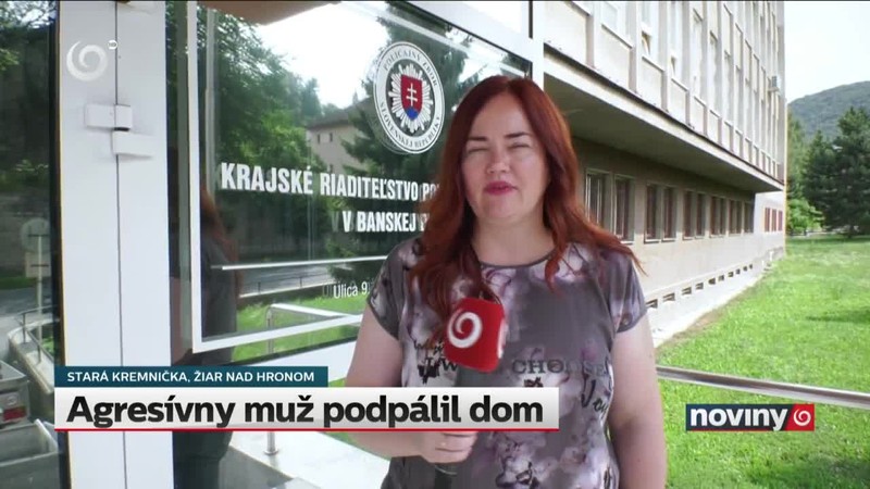 Agresívny muž podpálil dom