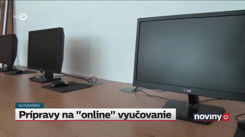Prípravy na "online" vyučovanie