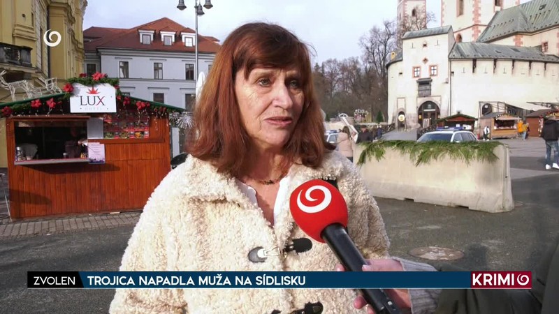 TROJICA NAPADLA MUŽA NA SÍDLISKU