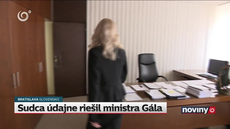 Sudca údajne riešil ministra Gála
