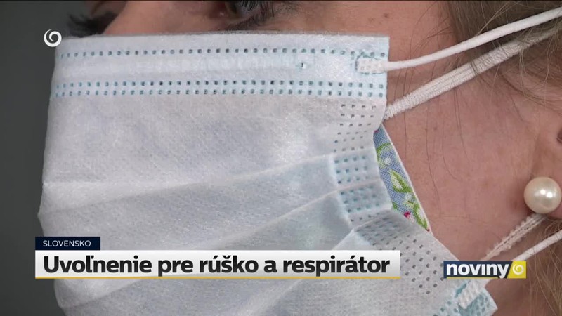 Uvoľnenie pre rúško a respirátor