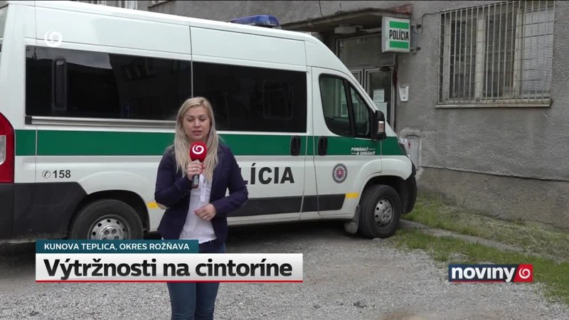 Výtržnosti na cintoríne