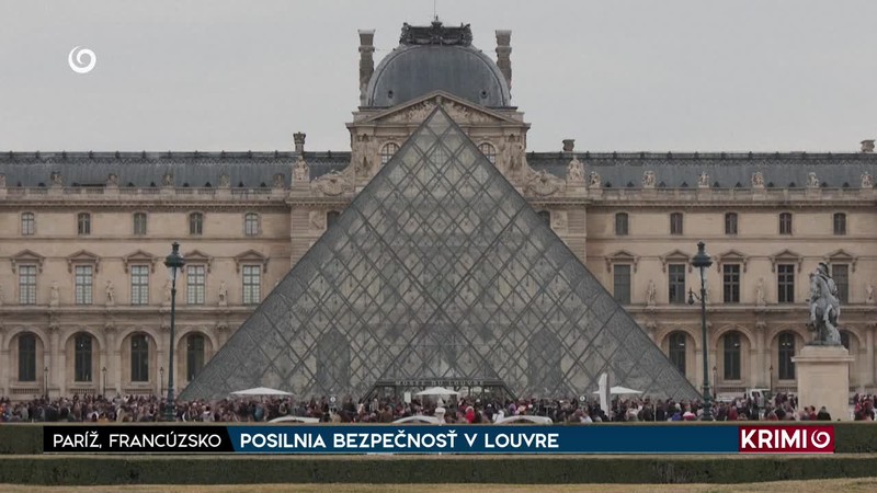 POSILNIA BEZPEČNOSŤ V LOUVRE