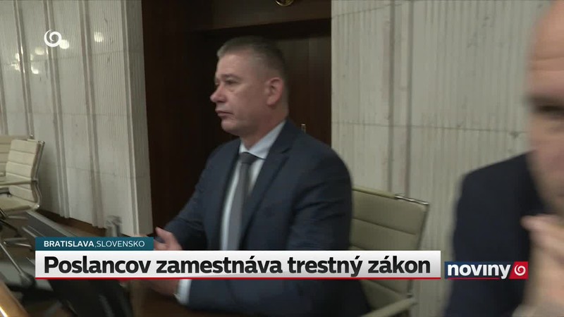 Poslancov zamestnáva trestný zákon