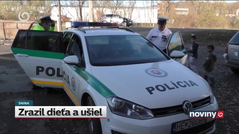 Zrazil dieťa a ušiel