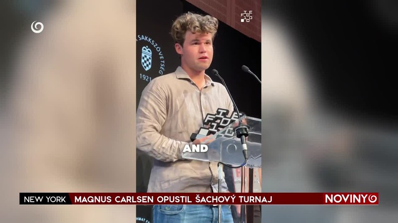 MAGNUS CARLSEN OPUSTIL ŠACHOVÝ TURNAJ