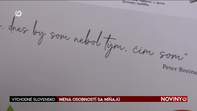 MENÁ OSOBNOSTÍ SA MÍŇAJÚ