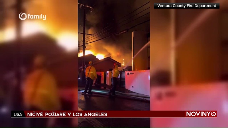 NIČIVÉ POŽIARE V LOS ANGELES