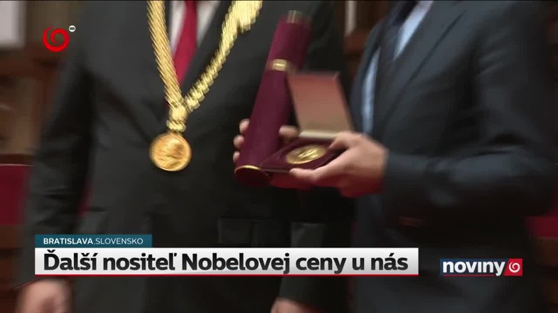 Ďalší nositeľ Nobelovej ceny u nás