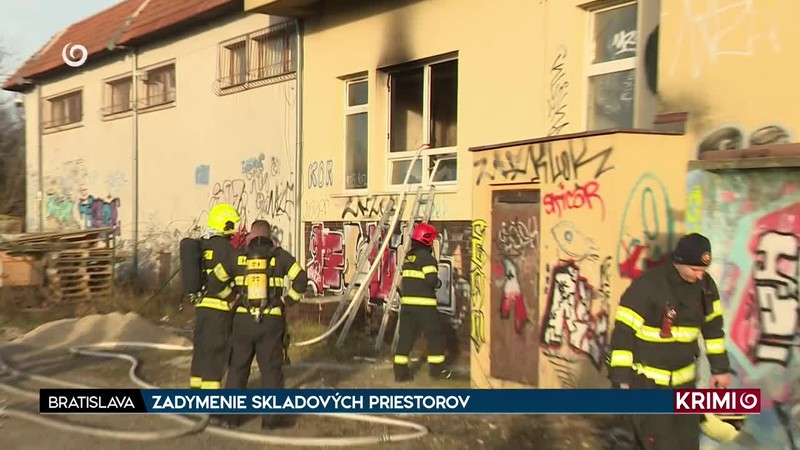 ZADYMENIE SKLADOVÝCH PRIESTOROV