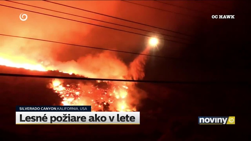 Lesné požiare ako v lete
