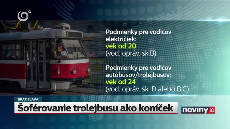 Šoférovanie trolejbusu ako koníček