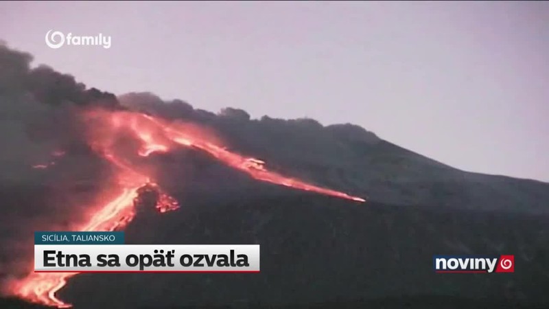 Etna sa opäť ozvala