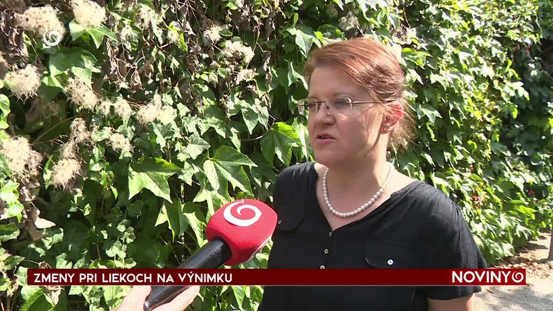 ZMENY PRI LIEKOCH NA VÝNIMKU