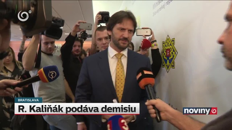 R. Kaliňák podáva demisiu