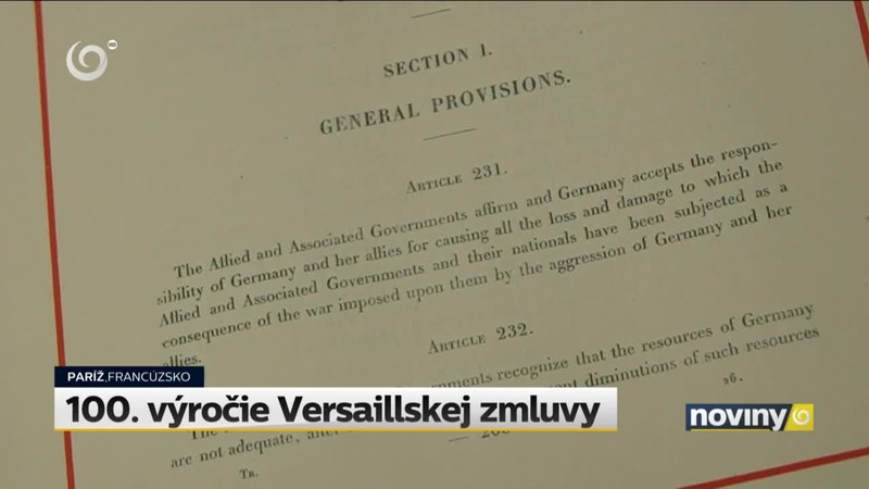 100. výročie Versaillskej zmluvy