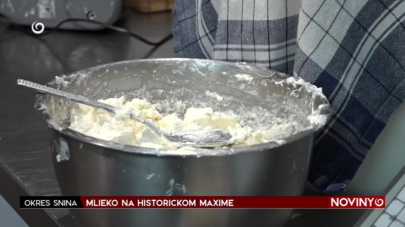 MLIEKO NA HISTORICKOM MAXIME