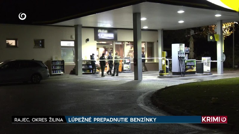 LÚPEŽNÉ PREPADNUTIE BENZÍNKY