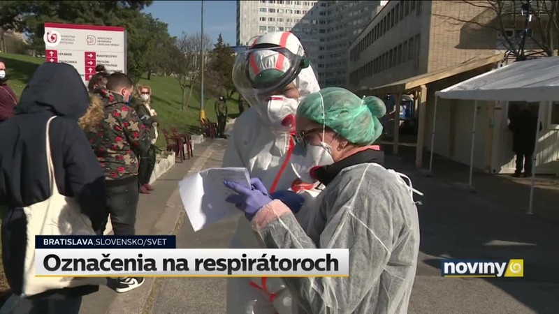 Označenia na respirátoroch
