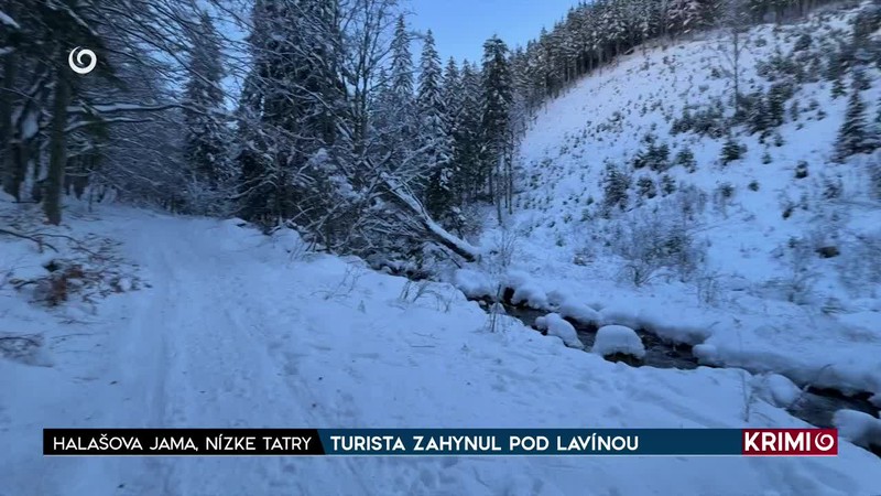 TURISTA ZAHYNUL POD LAVÍNOU