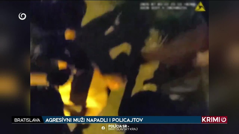 AGRESÍVNI MUŽI NAPADLI I POLICAJTOV