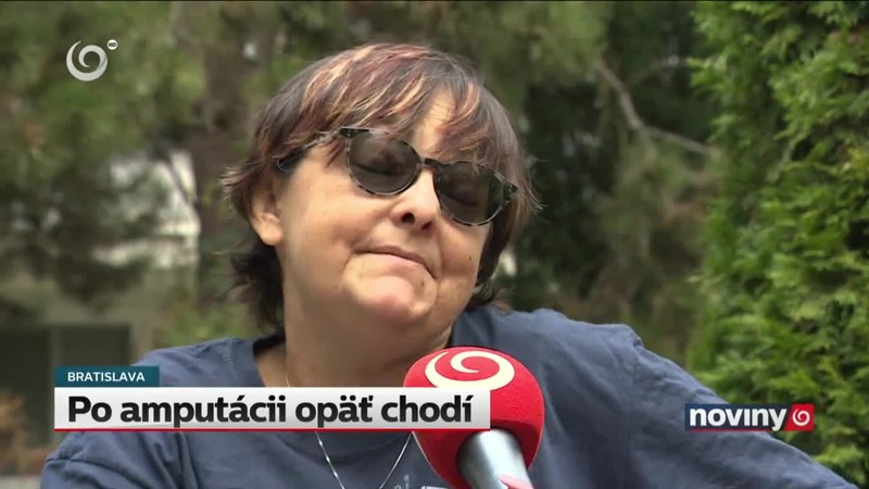 Po amputácii opäť chodí