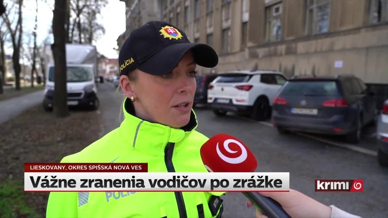 Vážne zranenia vodičov po zrážke