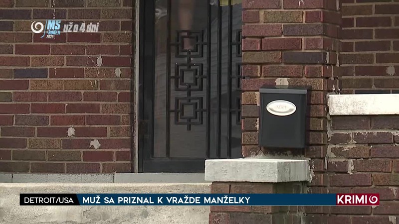 MUŽ SA PRIZNAL K VRAŽDE MANŽELKY