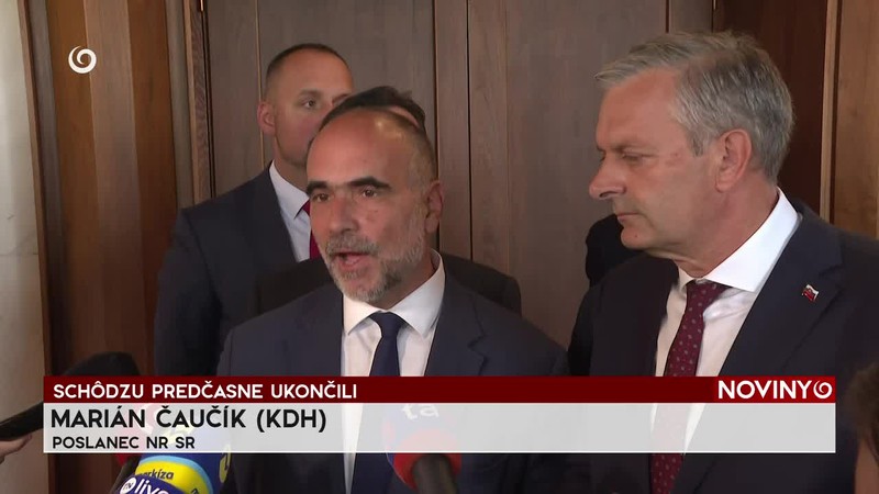 SCHÔDZU PREDČASNE UKONČILI